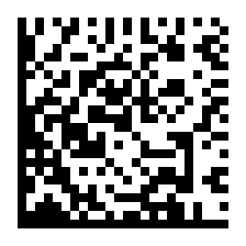 Data Matrix encoding "Ich dachte, Sie wären kräftiger" as Latin-1.